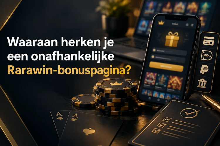 Waaraan herken je een onafhankelijke Rarawin-bonuspagina?