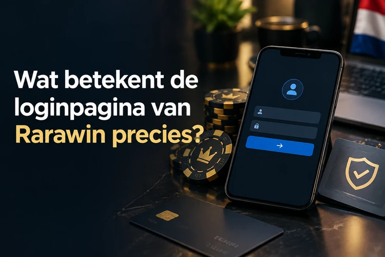 Wat betekent de loginpagina van Rarawin precies?